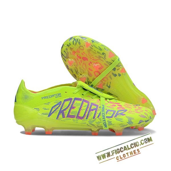 Adidas Scarpe Da Calcio 25 Predator Elite Tongue FG Verde/viola