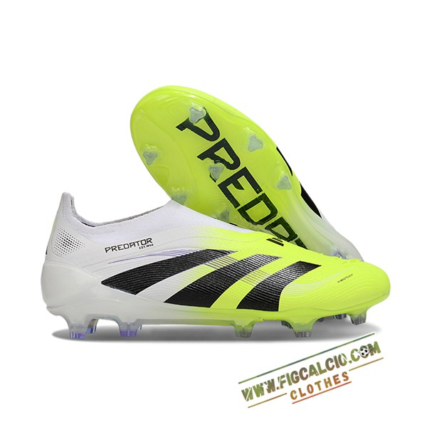 Adidas Scarpe Da Calcio 25 Predator Elite LL FG Bianco/Verde/Nero