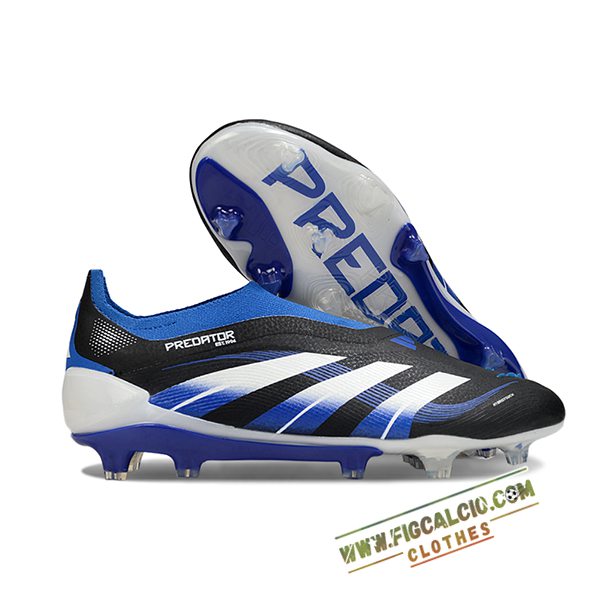 Adidas Scarpe Da Calcio 25 Predator Elite LL FG Nero/Blu/Bianco