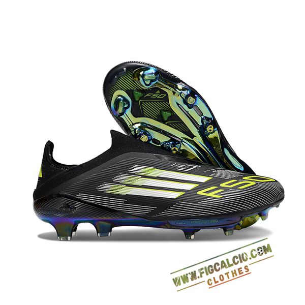 Adidas Scarpe Da Calcio F50+ FG Nero/Bianco/Verde