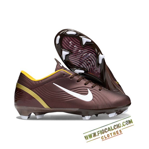 Nike Scarpe Da Calcio Mercurial Vapor 1FG Marrone/Bianco/Giallo