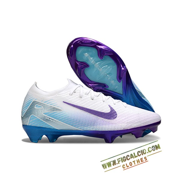 Nike Scarpe Da Calcio AIR Zoom Mercurial Vapor 16 Elite XXV FG Bianco/viola/Blu