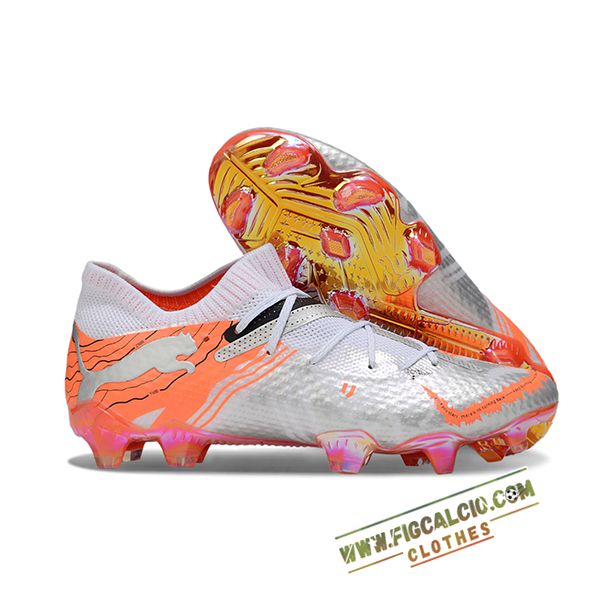 PUMA Scarpe Da Calcio FUTURE 7 ULTIMATE FG/AG Grigio/Arancia