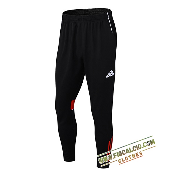 Pantaloni Da Allenamento Adidas Nero/Rosso 2025/2026