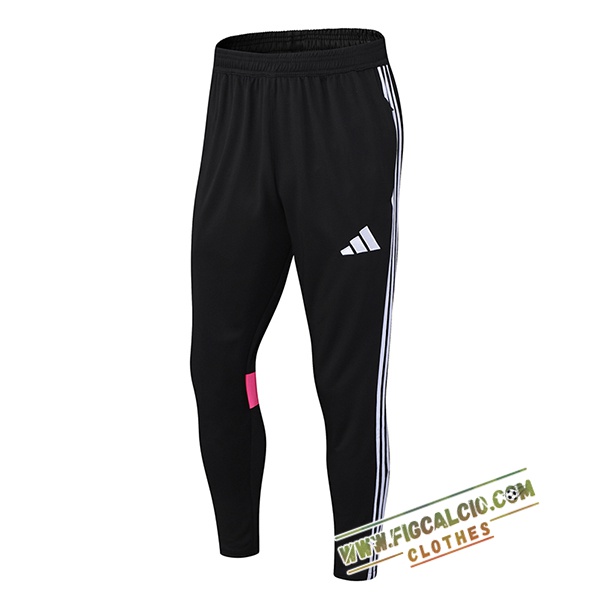 Pantaloni Da Allenamento Adidas Nero/Bianco/Rosa 2025/2026