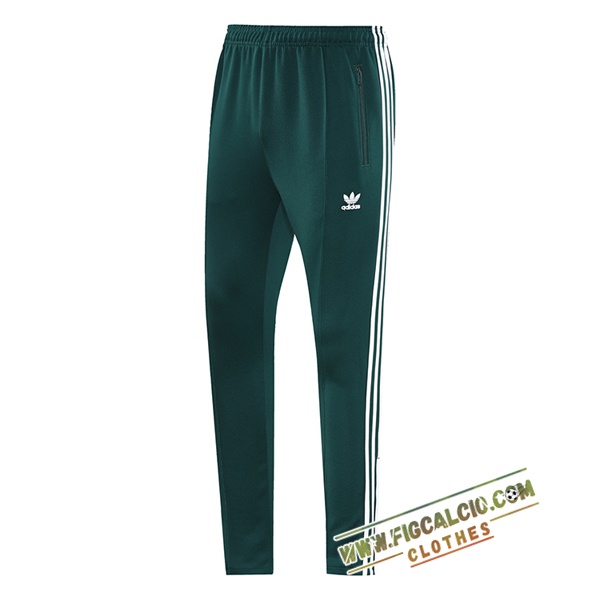 Pantaloni Da Allenamento Adidas Verde/Bianco 2025/2026