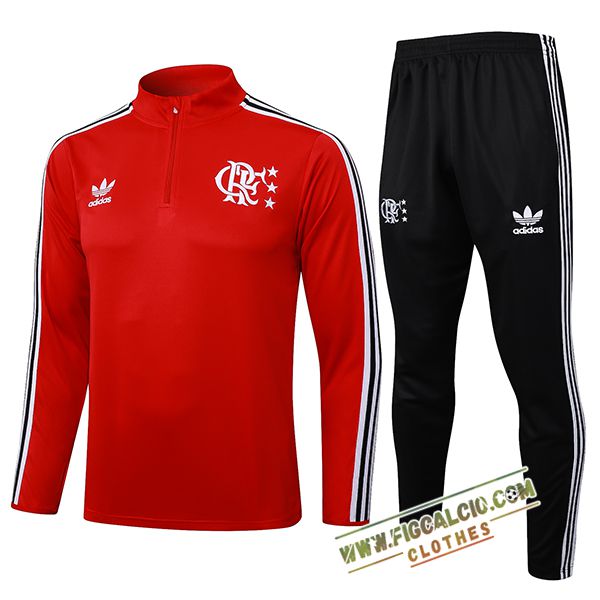 Insieme Tuta Calcio Flamengo Rosso/Bianco/Nero 2025/2026