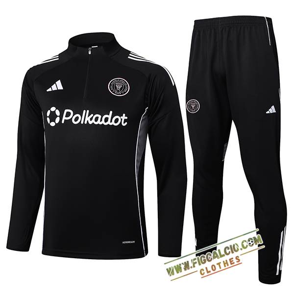 Insieme Tuta Calcio Inter Miami CF Nero/Grigio 2025/2026