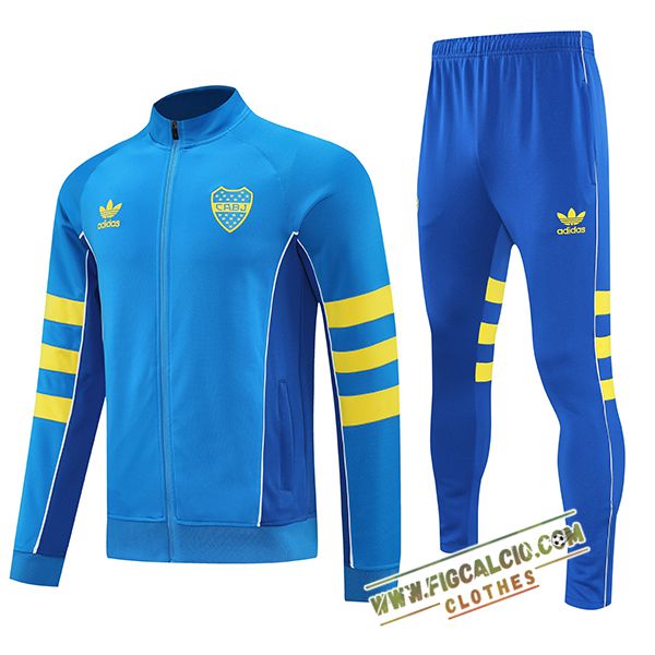 Insieme Tuta Calcio Giacca Boca Juniors Blu/Giallo 2025/2026
