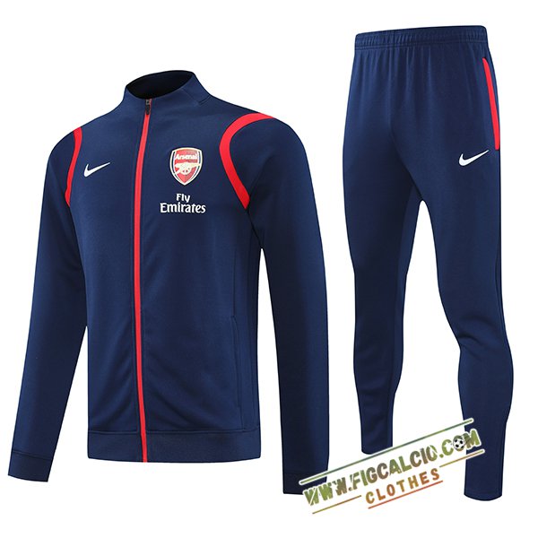 Insieme Tuta Calcio Giacca Arsenal blu navy 2025/2026