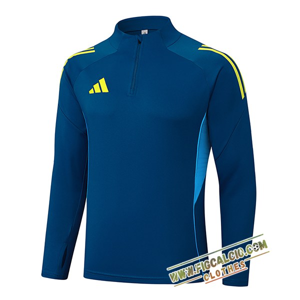 Felpa Allenamento Adidas Blu Scuro 2025/2026