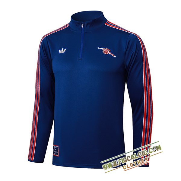 Felpa Allenamento Arsenal Blu/Rosso 2025/2026