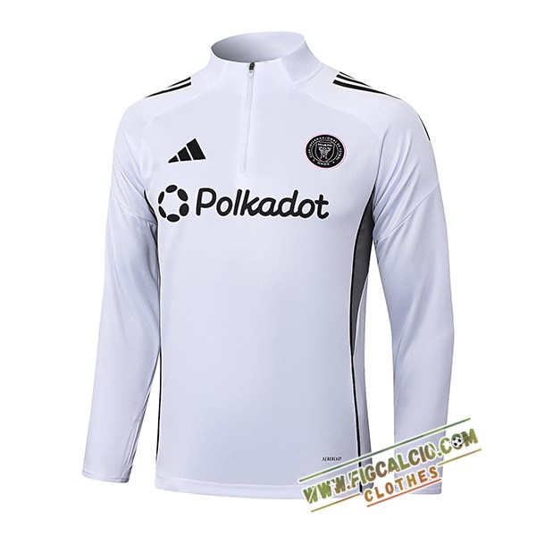 Felpa Allenamento Inter Miami CF Bianco/Grigio 2025/2026