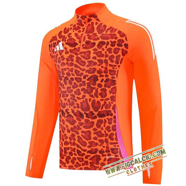Felpa Allenamento Adidas Arancia/Marrone/Rosa 2025/2026