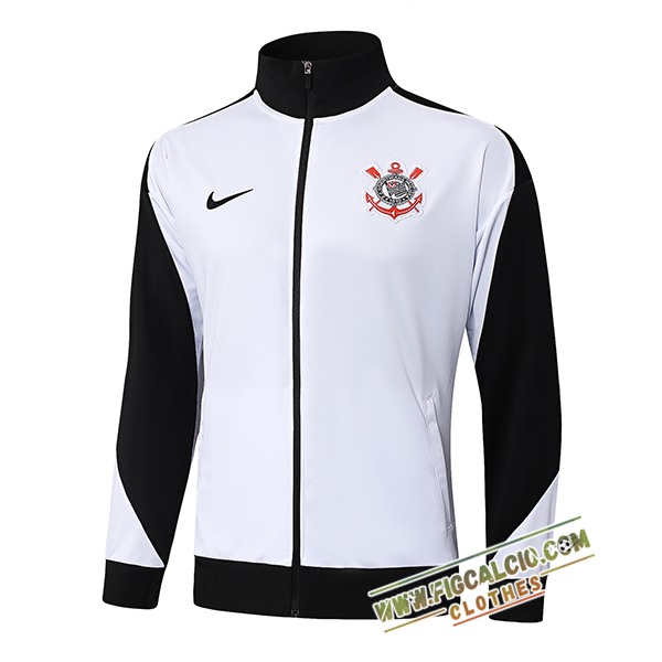 Giacca Calcio Corinthians Bianco/Nero 2025/2026
