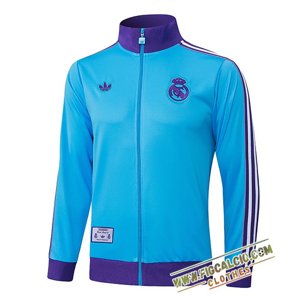 Giacca Calcio Real Madrid Blu/viola 2025/2026