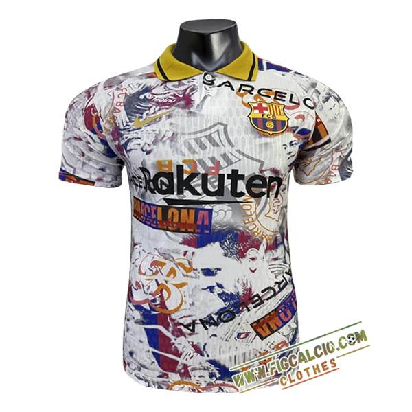 Maglie Calcio FC Barcellona Special Edition Bianco/Rosso 2025/2026