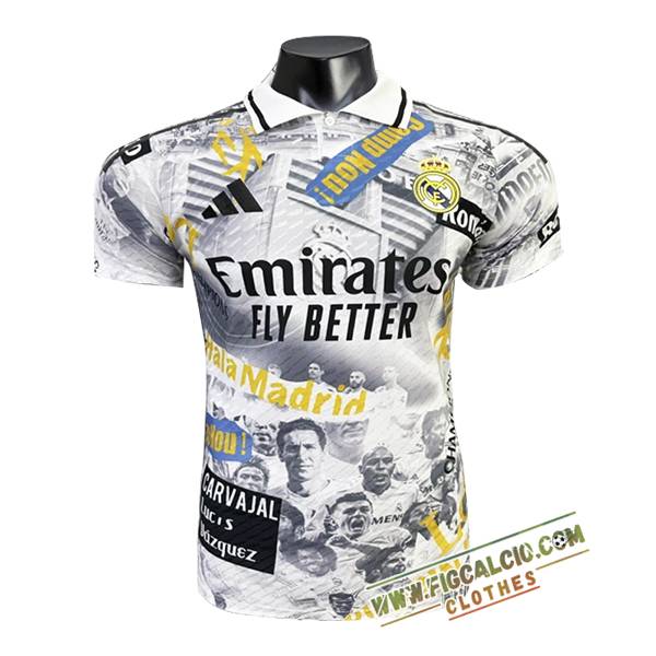 Maglie Calcio FC Barcellona Special Edition Bianco/Giallo 2025/2026