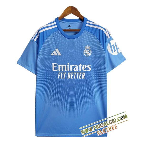 Maglie Calcio Real Madrid Portiere Blu 2025/2026