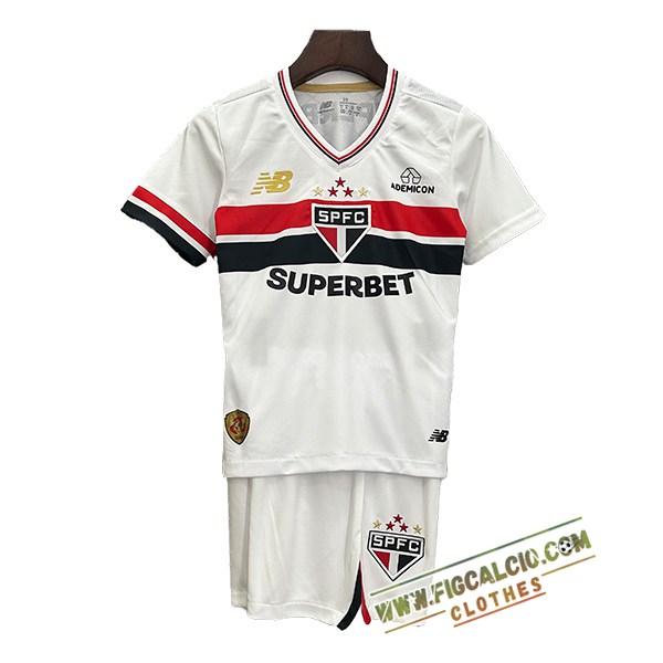 Maglie Calcio Sao Paulo FC Bambino Prima 2025/2026