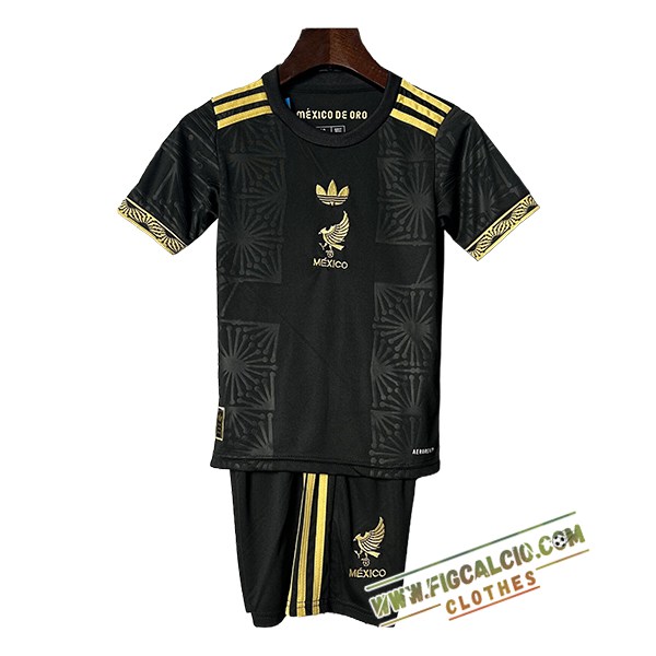 Maglie Calcio Messico Bambino Nero 2025/2026