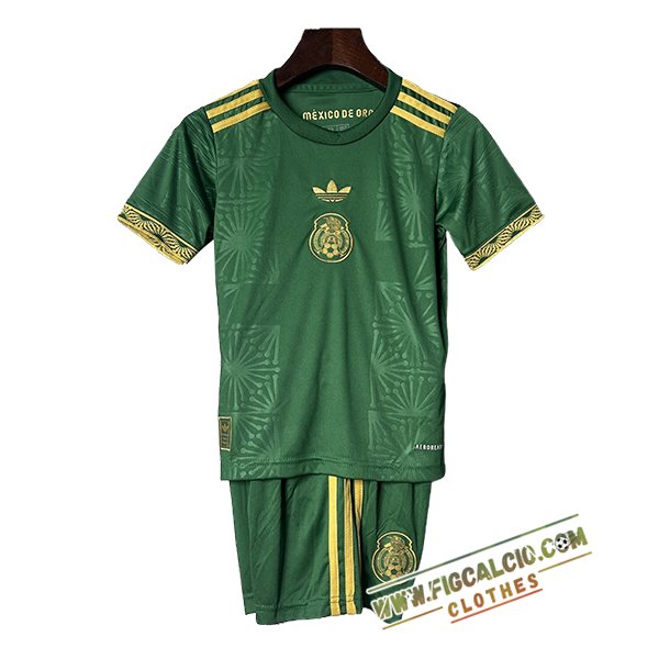 Maglie Calcio Messico Bambino Verde 2025/2026