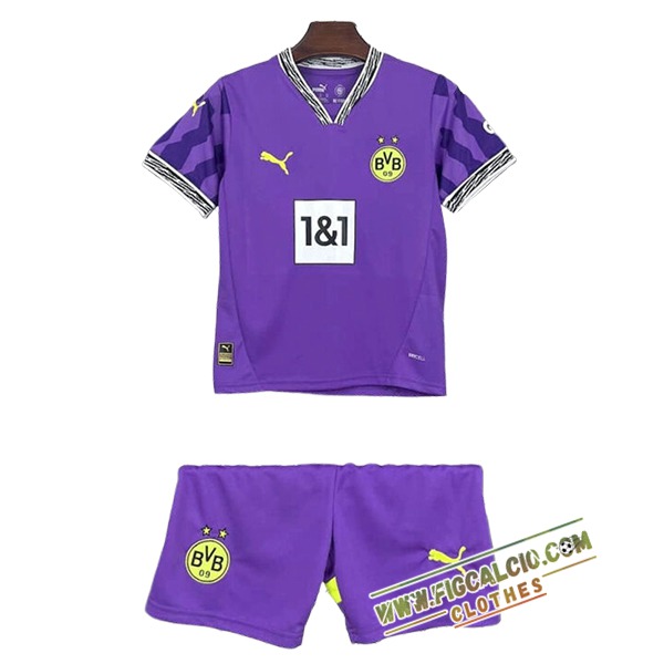 Maglie Calcio Dortmund Bambino Special Edition viola 2025/2026