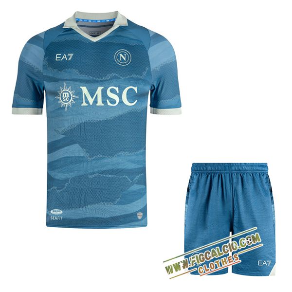 Maglie Calcio SSC Napoli Bambino Partenope Edition 2024/2025