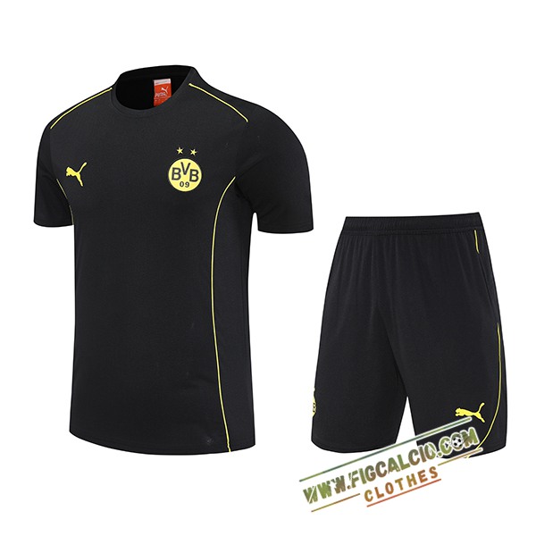 Kit Maglia Allenamento Dortmund Nero/Giallo 2025/2026