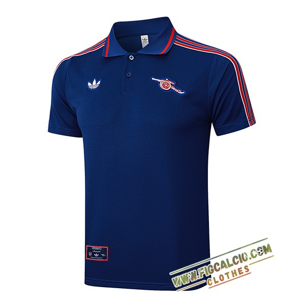 Maglia Polo Arsenal Blu/Rosso 2025/2026