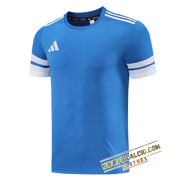 T Shirt Allenamento Adidas Blu/Bianco 2025/2026