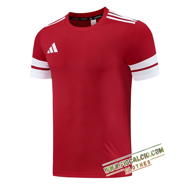 T Shirt Allenamento Adidas Rosso/Bianco 2025/2026