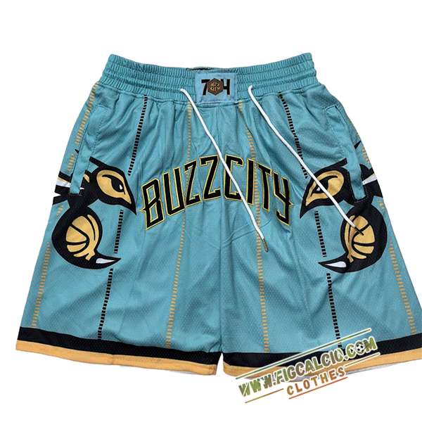 Pantaloncini NBA Charlotte Hornets 2025/26 Verde