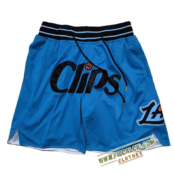 Pantaloncini NBA Los Angeles Clippers 2025/26 Blu/Nero
