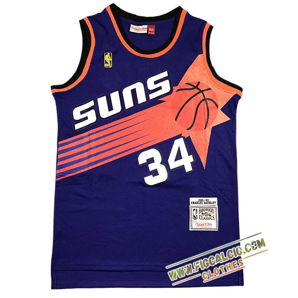 Maglia Phoenix Suns (BARKLEY #34) 2025/26 viola/Arancia