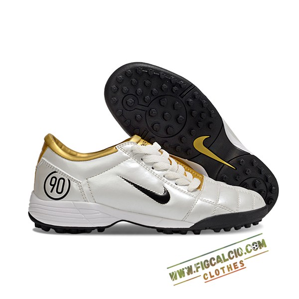 Nike Scarpe Da Calcio T90 TF Grigio/Giallo/Nero