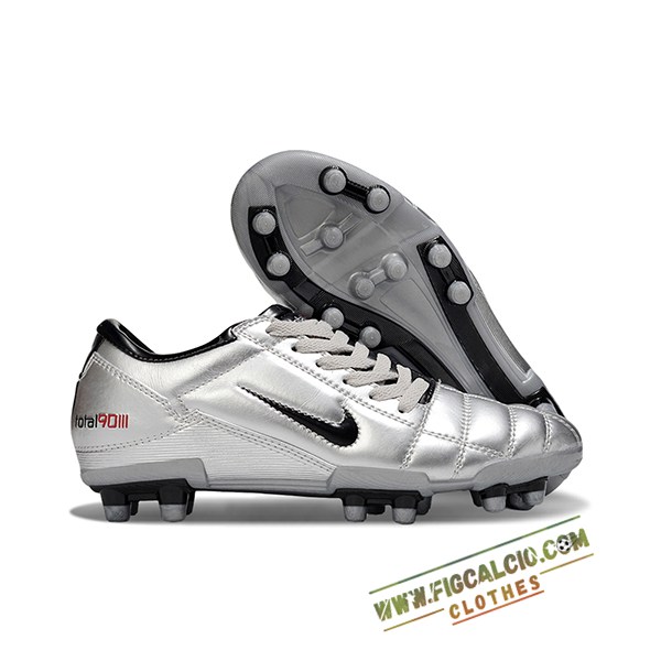 Nike Scarpe Da Calcio T90 FG Grigio/Nero -02