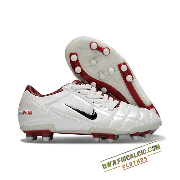 Nike Scarpe Da Calcio T90 FG Bianco/Rosso/Nero