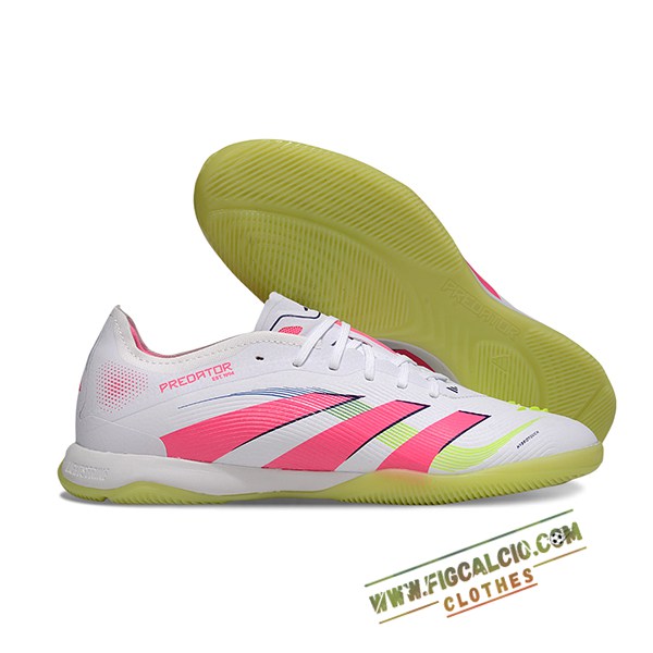 Adidas Scarpe Da Calcio PREDATOR 25 ELITE IC BOOTS Bianco/Rosa/Verde