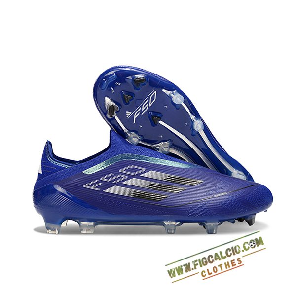 Adidas Scarpe Da Calcio F50 Elite Laceless FG Blu