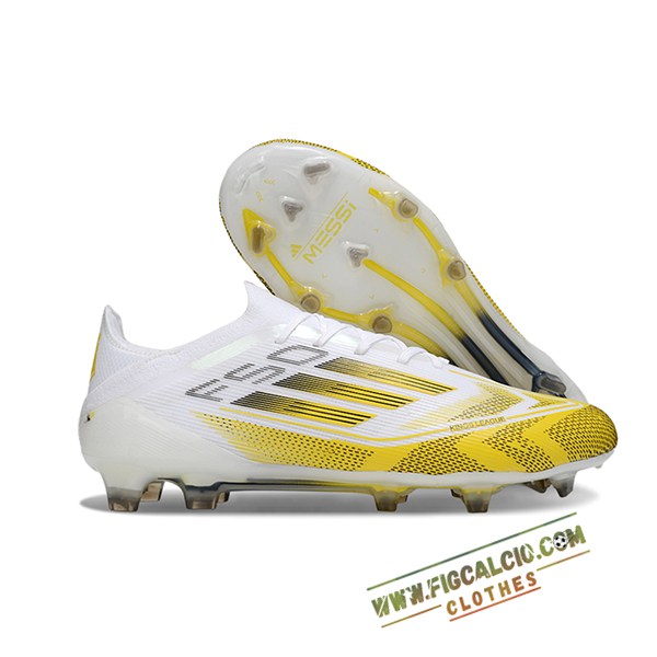 Adidas Scarpe Da Calcio F50 Elite FG Bianco/Giallo