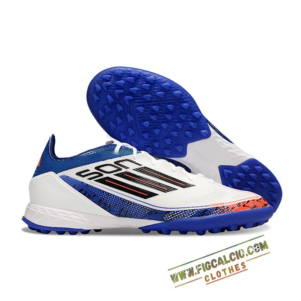 Adidas Scarpe Da Calcio F50 PRO TF Bianco/Blu/Nero