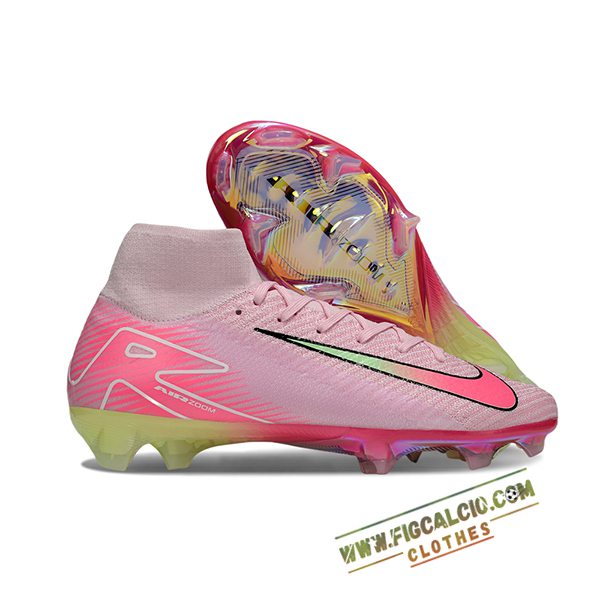 Nike Scarpe Da Calcio Air Zoom Mercurial Superfly IIX Elite FG Rosa/Verde