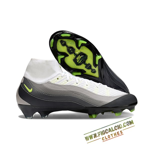 Nike Scarpe Da Calcio Air Zoom Mercurial Superfly IIX Elite FG Grigio/Nero