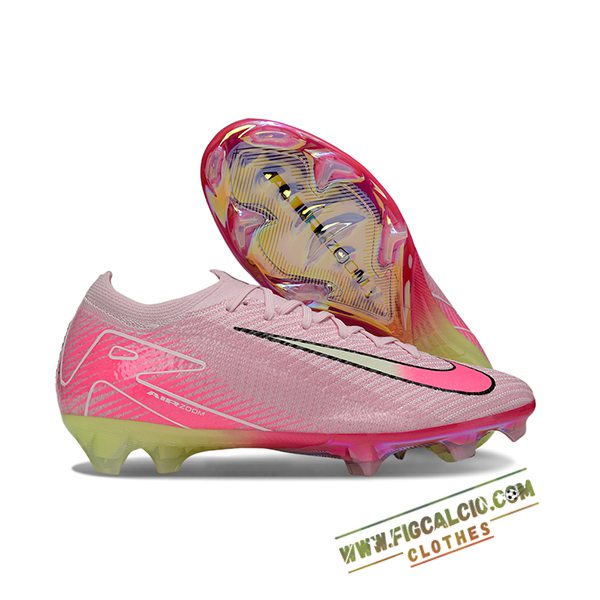 Nike Scarpe Da Calcio AIR Zoom Mercurial Vapor 16 Elite XXV FG Rosa/Verde