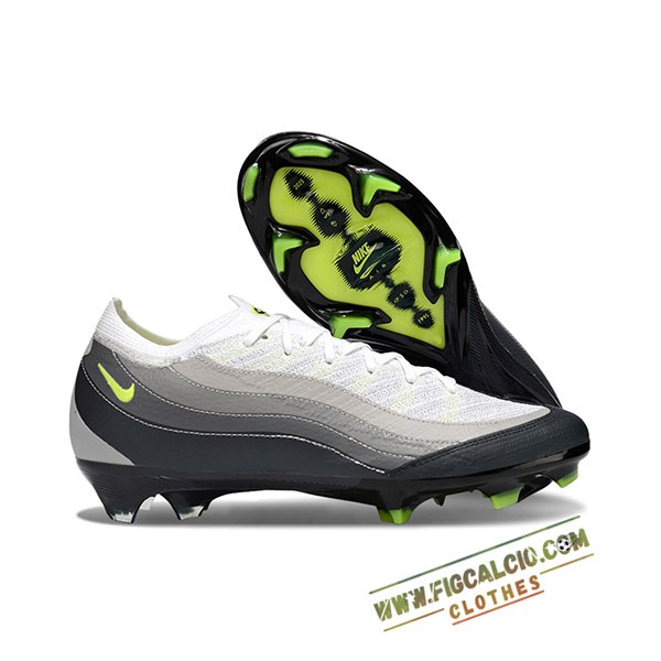 Nike Scarpe Da Calcio AIR Zoom Mercurial Vapor 16 Elite AIR MAX 95 XXV FG Bianco/Grigio/Nero