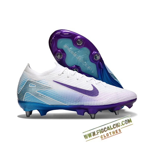 Nike Scarpe Da Calcio AIR ZOOM MERCURIAL VAPOR XVI ELITE SG-PRO Bianco/viola/Blu
