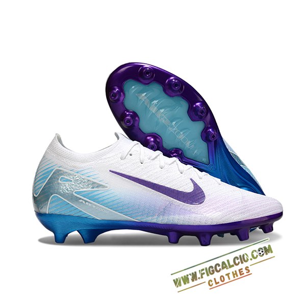 Nike Scarpe Da Calcio AIR Zoom Mercurial Vapor 16 Elite XXV AG Bianco/viola/Blu