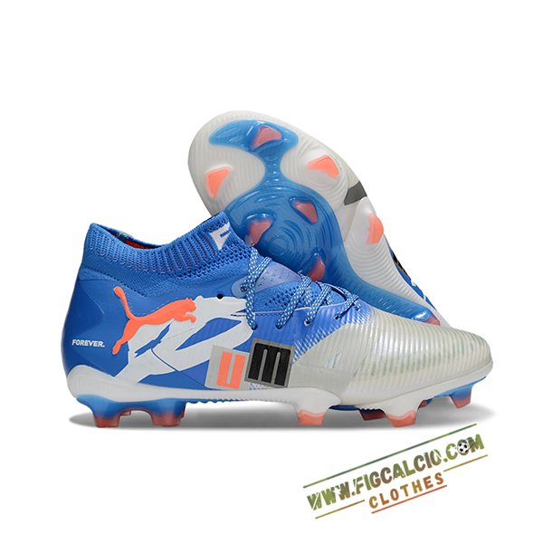 PUMA Scarpe Da Calcio FUTURE 8 ULTIMATE FG/AG Blu/Grigio/Bianco -02