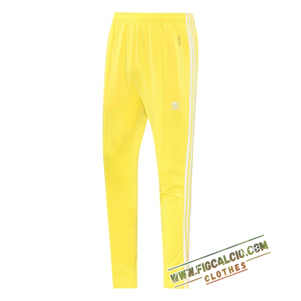 Pantaloni Da Allenamento Adidas Giallo/Bianco 2025/2026